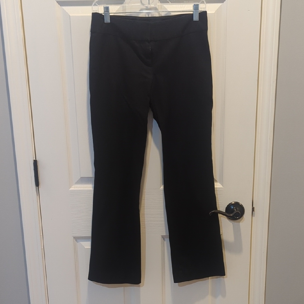 LOFT Sleek Black Boot Cut Pants